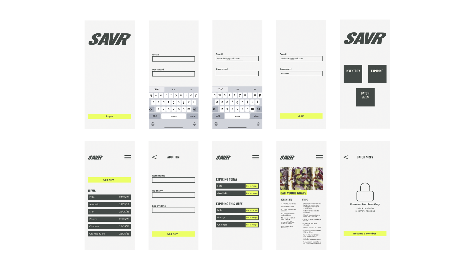 Wireframes